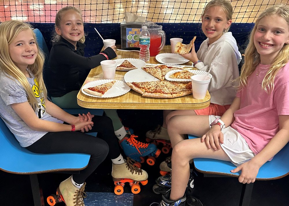 Kids with Pizza