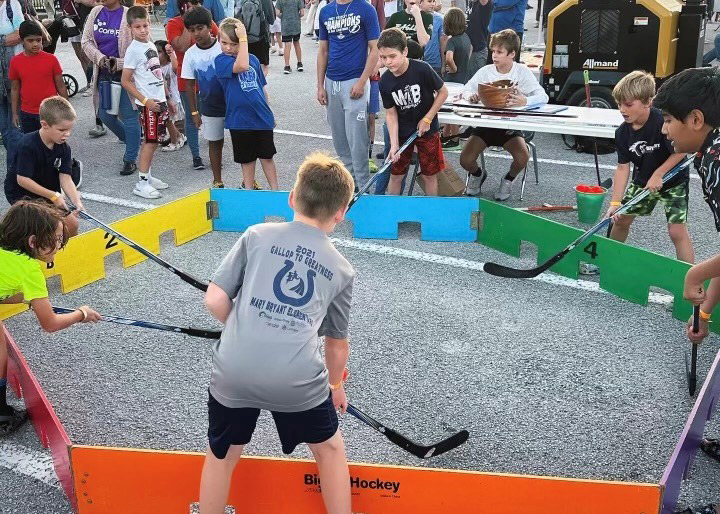 Kids Playing Hockey
