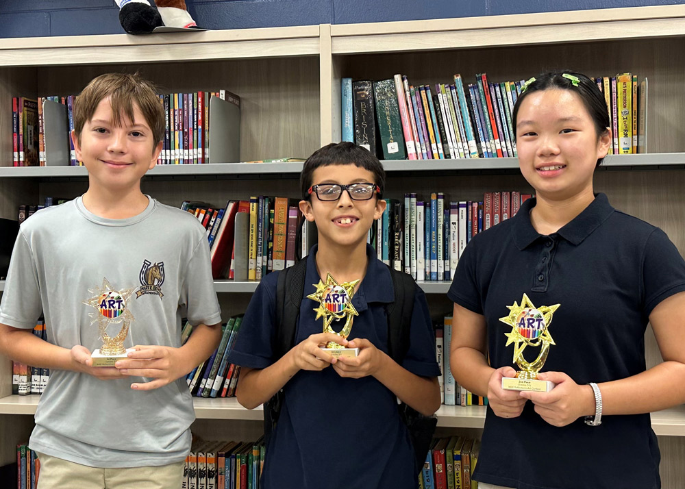 Kids with Trophies